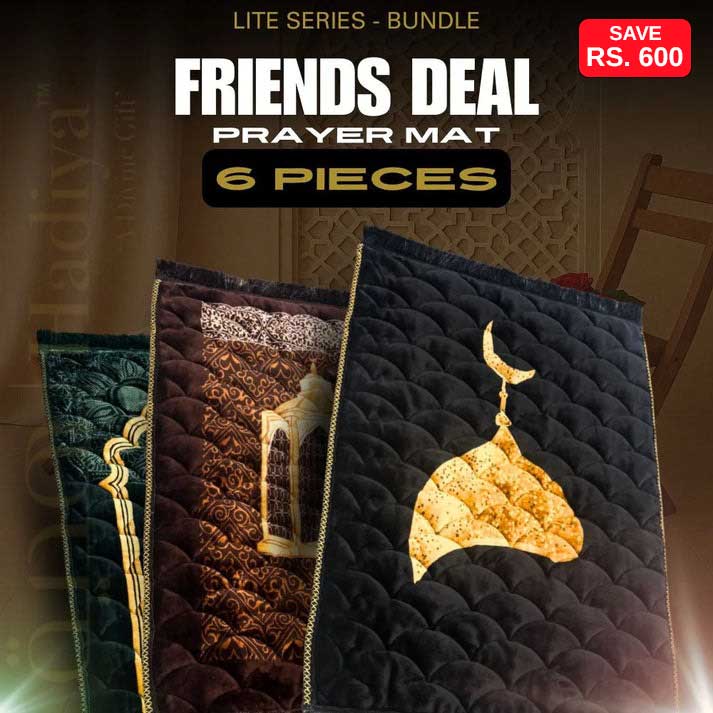 LITE SERIES PRAYER MAT BUNDLE FRIENDS DEAL 6 PIECES