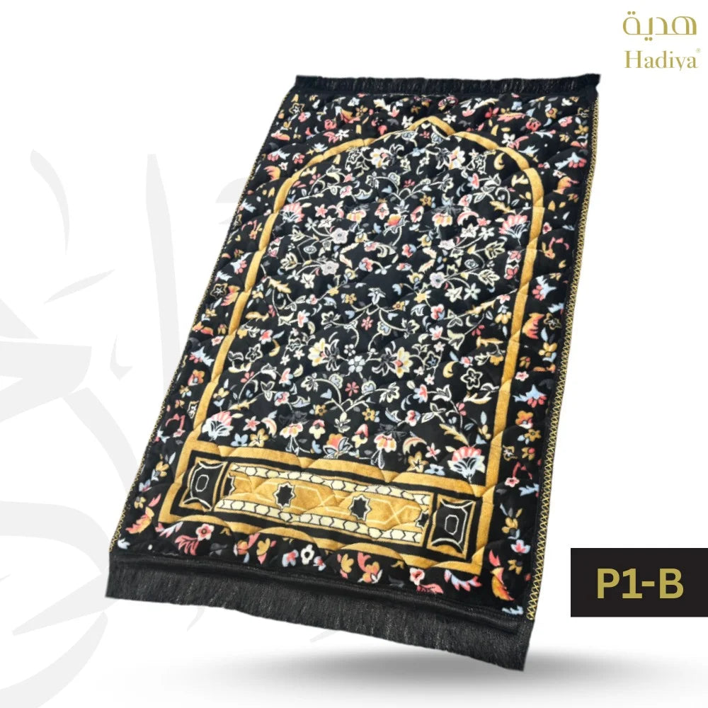 LS | P1-B Black leaf & flowers